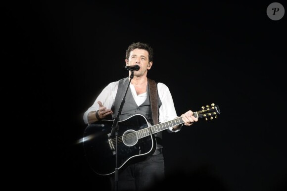 Patrick Bruel en concert à Bercy à Paris le 22 juin 2013.