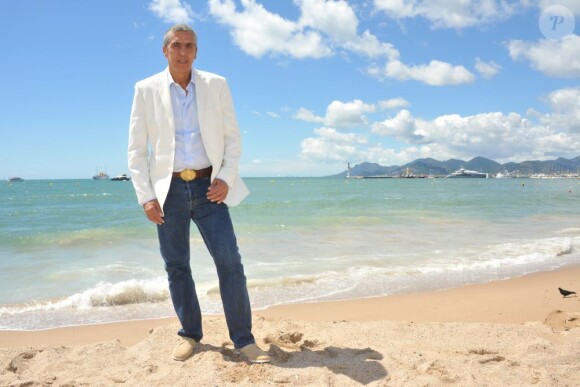 Samy Naceri défend le film Tip Top lors du Festival de Cannes le 19 mai 2013