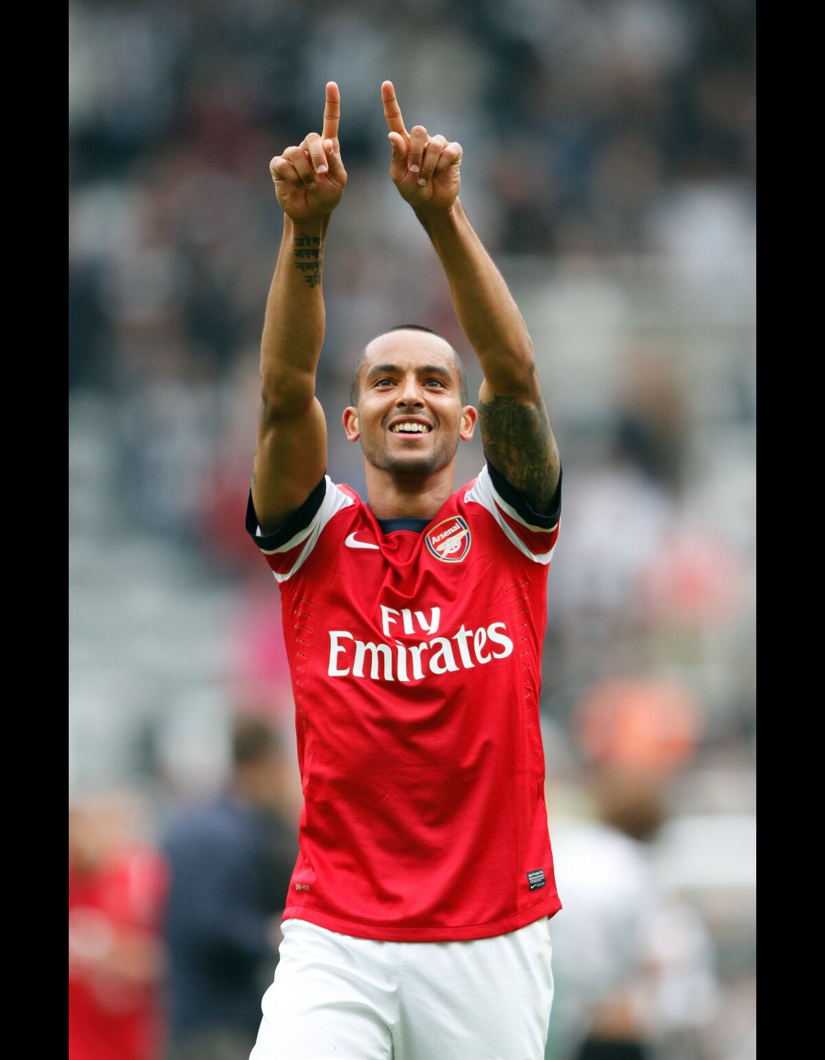 Vidéo : Theo Walcott lors d'un match entre Arsenal et Newcastle, le 19