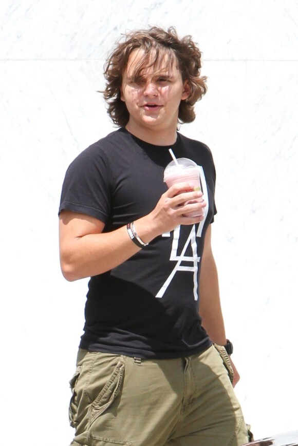 Prince Jackson et sa petite amie Remi Alfalah dans les rues de Los Angeles, le 24 juin 2013.