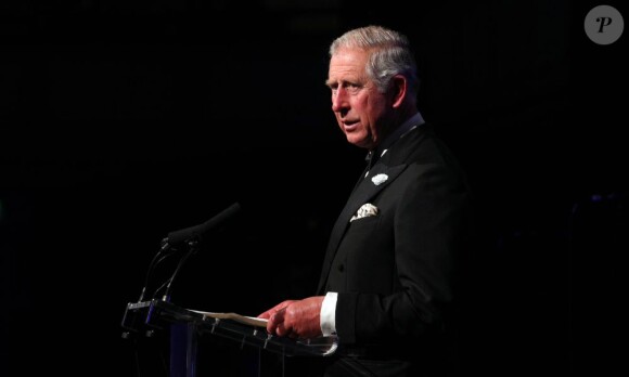 Le prince Charles a prononcé un discours, lors d'un dîner à Grosvenor House, en hommage à Lord Sacks, Grand Rabbin des Congrégations hébraïques Unies du Commonwealth. Londres, le 24 juin 2013.