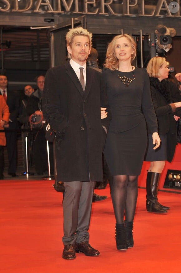 Julie Delpy et Ethan Hawke - Première de 'Before Midnight' lors de la 63e Berlinale à Berlin en Allemagne le 11 février 2013.