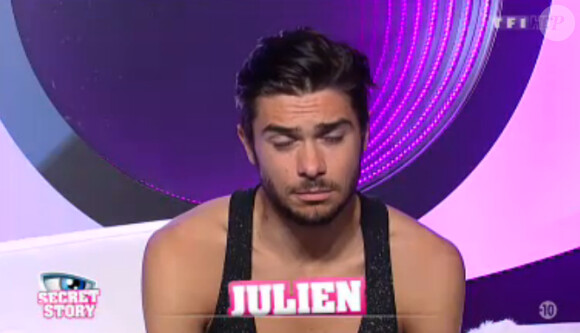 Julien dans la quotidienne de Secret Story 7 le jeudi 27 juin 2013 sur TF1