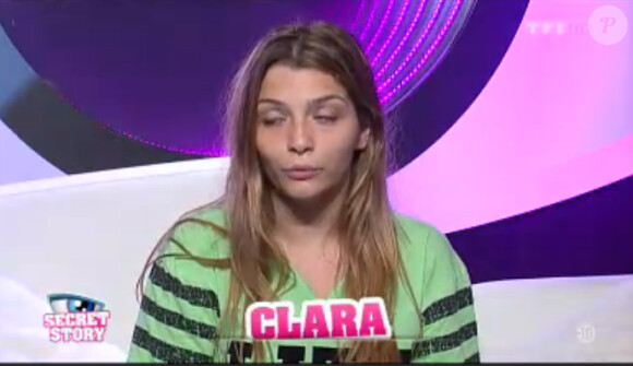 Clara dans la quotidienne de Secret Story 7 le jeudi 27 juin 2013 sur TF1