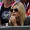 Maria Sharapova, supportice de charme pour son boyfriend Grigor Dimitrov lors de son match face à Zemlja, le 27 juin 2013 à Wimbledon