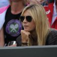 Maria Sharapova, supportice de charme pour son boyfriend Grigor Dimitrov lors de son match face à Zemlja, le 27 juin 2013 à Wimbledon