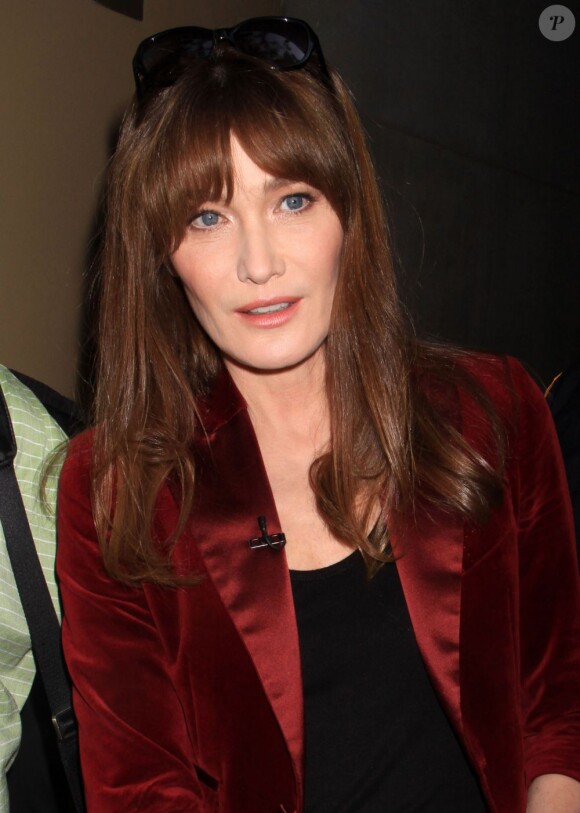 Carla Bruni se rend à l'émission "The Today Show' à New York le 25 juin 2013.