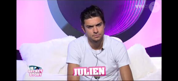 Julien dans Secret Story 7, lundi 1er juillet 2013 sur TF1