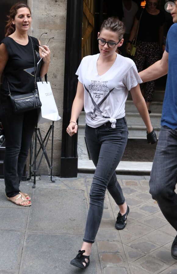 Kristen Stewart à l'Hôtel Costes, Paris, le 2 juillet 2013.
