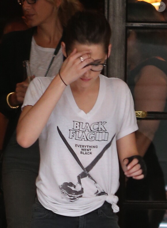 Kristen Stewart à l'Hôtel Costes, Paris, le 2 juillet 2013.