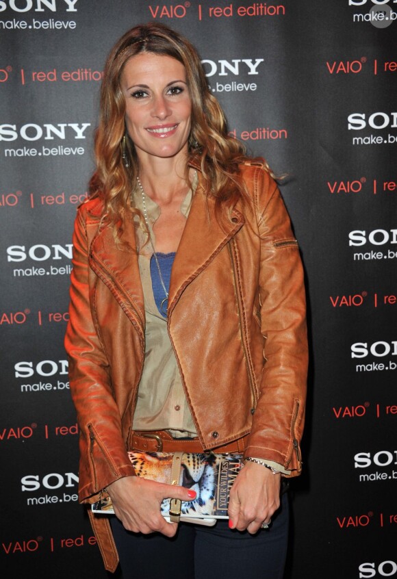 Sophie Thalmann à la soirée Sony Style à la boutique Sony (39 avenue George V), à Paris le 2 juillet 2013.