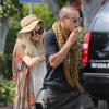 Ashlee Simpson va déjeuner au restaurant avec Evan Ross (le fils de Diana Ross) à West Hollywood, le 2 juillet 2013. Selon les dernières rumeurs, Ashlee et Evan seraient en couple
Photo exclusive