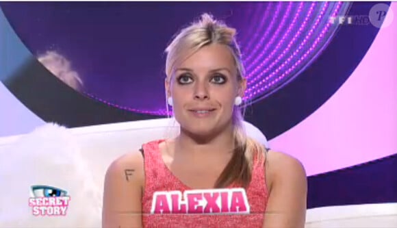 Alexia dans la quotidienne de Secret Story 7 sur TF1 le mercredi 3 juillet 2013