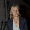 Martina Navratilova, souriante avec sa compagne Julia Lemigova lors d'un dîner au C Restaurant de Mayfair le 3 juillet 2013
