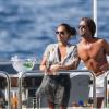 Exclusif - Tamara Ecclestone et son mari Jay Rutland profitaient de leurs vacances sur le luxueux bateau Diamonds are for ever, le 27 juin 2013 à Capri