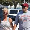 Britney Spears et son petit ami David Lucado vont faire des courses à Fillmore, le 4 juillet 2013.