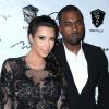 Kim Kardashian et Kanye West à Las Vegas, le 31 décembre 2013.