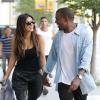 Kim Kardashian et Kanye West à New York, le 31 août 2012.