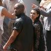 Kim Kardashian (enceinte) et Kanye West ont visite plusieurs maisons a acheter le 10/05/2013 a Los Angeles