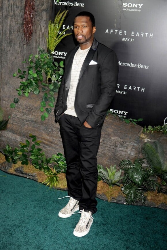 Curtis Jackson III (50 Cent) à la première du film "After Earth" à New York, le 29 mai 2013.