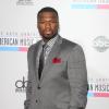 50 Cent à la cérémonie annuelle des 40e "American Music Awards" à Los Angeles, le 18 novembre 2012.