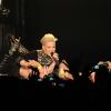 La chanteuse Pink, lors d'un concert à Stockholm, le 26 mai 2013, dans le cadre de la tournée The Truth About Love Tour.