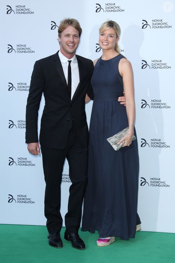 Sam et Isabella Branson lors du premier gala de charité de la Novak Djokovic Foundation au Roundhouse à Londres le 8 juillet 2013.