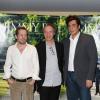 Mathieu Amalric, Arnaud Desplechin, Benicio Del Toro lors de la présentation du film Jimmy P. à Paris le 8 juillet 2013