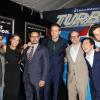 Luis Guzman, Michelle Rodriguez, Michael Pena, Ryan Reynolds, Paul Giamatti, Ken Jeong et le réalisateur David Soren à la première du film Turbo à New York, le 9 juillet 2013.