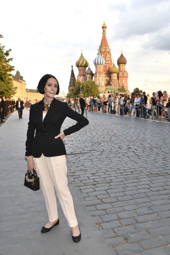 Kouka - People au défilé Dior prêt-à-porter automne-hiver 2013-2014 sur la Place Rouge à Moscou, le 9 juillet 2013.