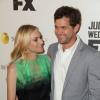 Diane Kruger et Joshua Jackson à la première du film The Bridge à Los Angeles, le 8 juillet 2013.