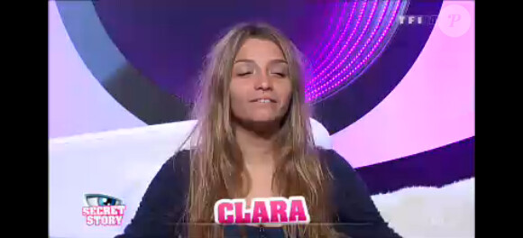Clara dans la quotidienne de Secret Story 7, mercredi 10 juillet 2013 sur TF1