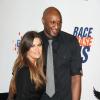 Khloe Kardashian et Lamar Odom le 18 mai 2012 à Los Angeles.