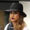 Jessica Alba sort d'une séance photo à Los Angeles le 10 juillet 2013