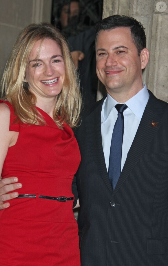 Jimmy Kimmel et Molly McNearney, le 25 janvier 2013.