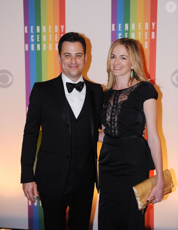Jimmy Kimmel et Molly McNearney le 2 décembre 2012 à Washington.