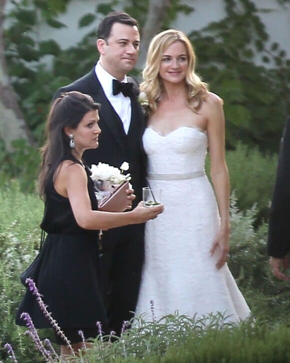 Mariage de Jimmy Kimmel et Molly McNearney à Ojai en Californie, le 13 juillet 2013.