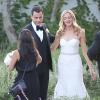 Mariage du présentateur Jimmy Kimmel et Molly McNearney à Ojai en Californie, le 13 juillet 2013.