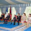 Le jeune prince héritier Moulay El Hassan, fils du roi Mohamed VI du Maroc, avait pris part en avril 2013 à la réception de François Hollande et Valérie Trierweiler.