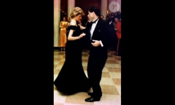 John Travolta et Lady Diana à Washington le 9 novembre 1985.
