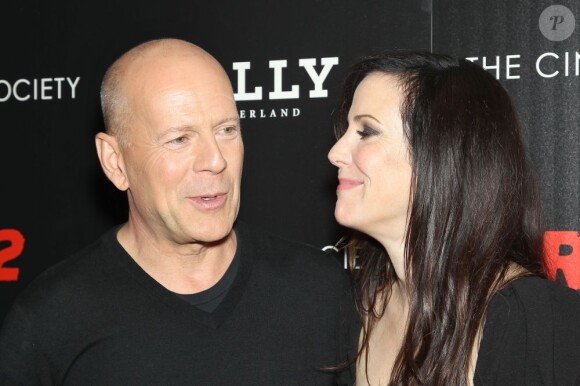 Bruce Willis, Mary-Louise Parker à la première du film Red 2 à New York, le 16 juillet 2013.
