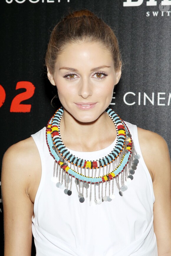 Olivia Palermo pose à la première du film Red 2 à New York, le 16 juillet 2013.