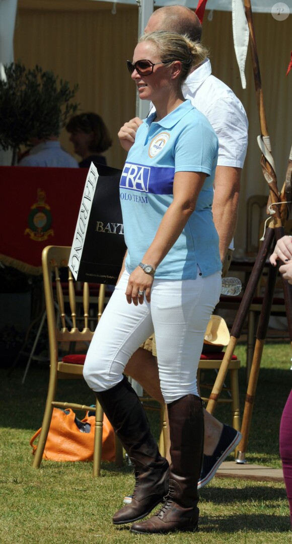 Zara Phillips à Salisbury lors de The Rundle Cup le 13 juillet 2013