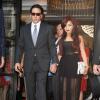 Nicolas Cage et sa femme Alice Kim quittent leur hôtel et se rendent à la première du film Frozen Ground au Vue West End, Londres, le 17 juillet 2013.