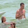 Exclusif - Reese Witherspoon passe ses vacances avec son mari Jim Toth et leurs enfants Ava, Deacon et Tennessee a Destin en Floride, le 10 juillet 2013.