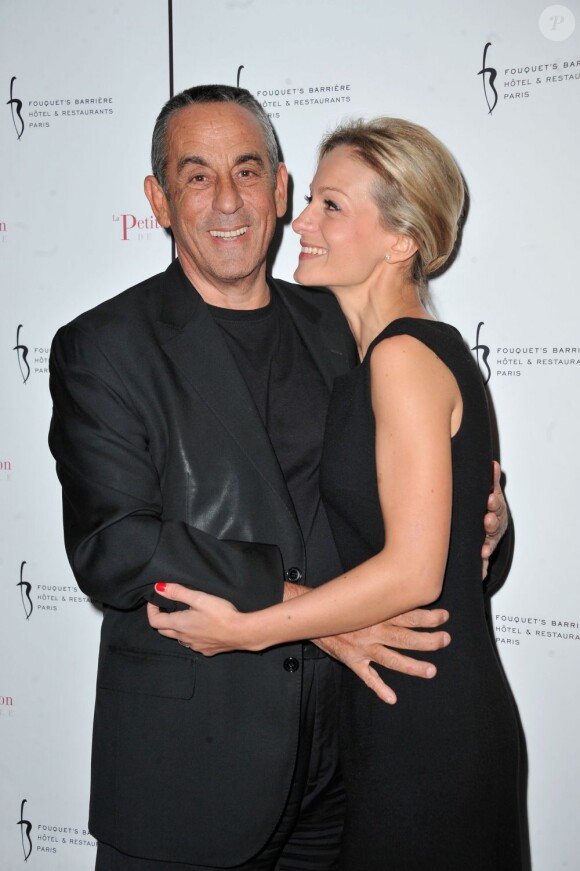 Thierry Ardisson et Audrey Crespo-Mara en janvier 2013 à Paris