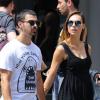 Joe Jonas et Blanda Eggenschwilerin se baladent en amoureux à New York le 21 juillet 2013.