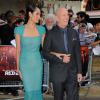 Emma Heming et son mari Bruce Willis lors de l'avant-première du film Red 2 à Londres le 22 juillet 2013