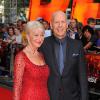 Bruce Willis et Helen Mirren lors de l'avant-première du film Red 2 à Londres le 22 juillet 2013