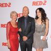 Helen Mirren, Bruce Willis et Mary-Louise Parker lors de l'avant-première du film Red 2 à Londres le 22 juillet 2013
